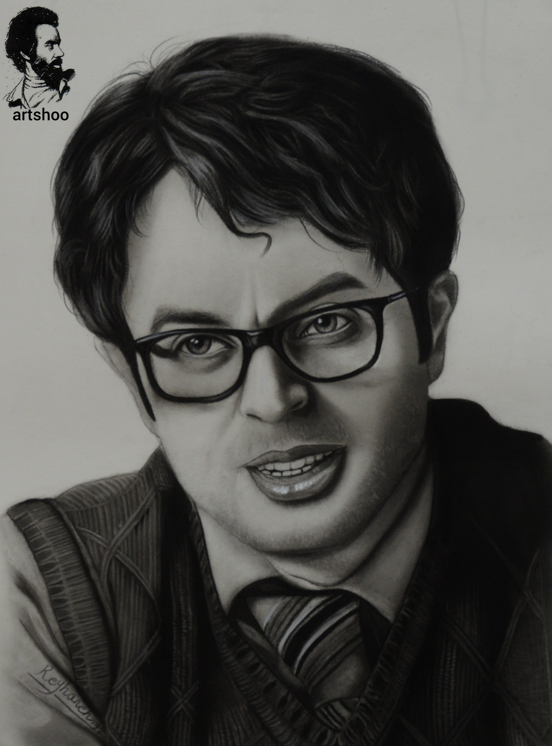 نقاشی سیاه قلم اورژینال